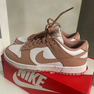 Nike White and Brown Sneakers